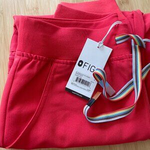 NWT FIGS Hibiscus PRIDE Petite High Waisted Zamora joggers